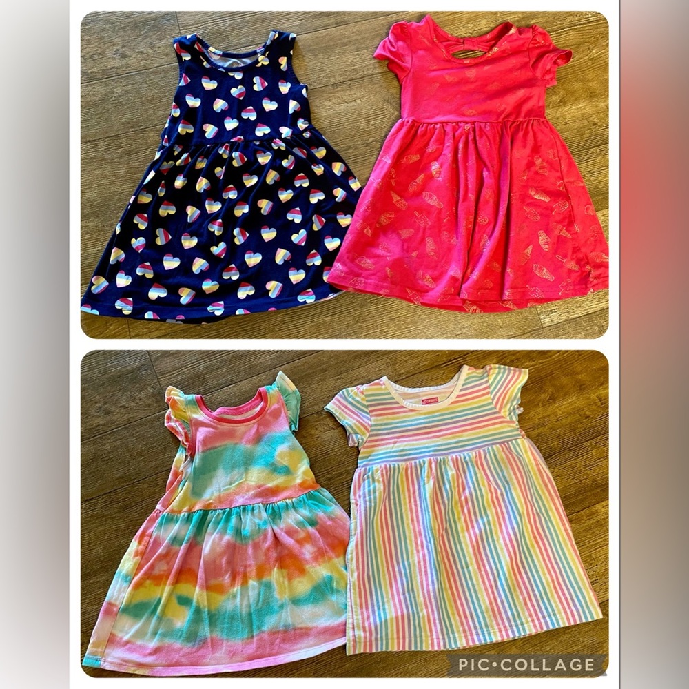 Toddler girl summer dresses bundle